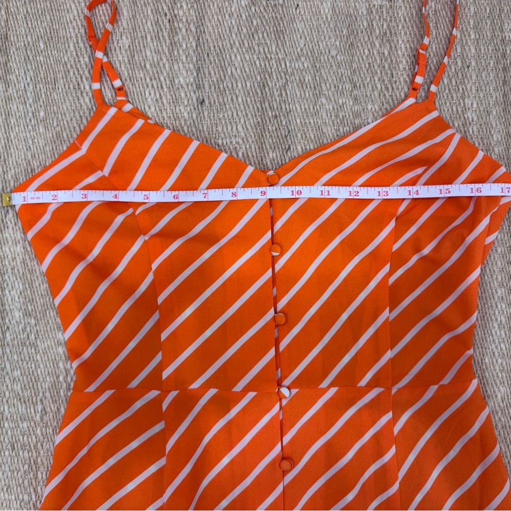 Warehouse Orange Strap Dress - Picture 5 of 14